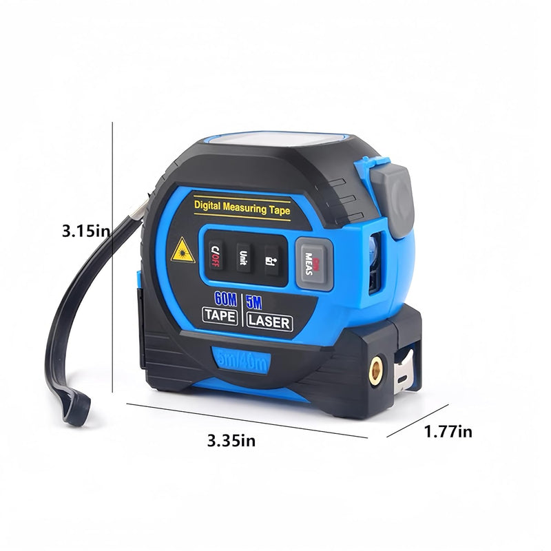 Portable 3-in-1 Infrared Laser Tape Measuring