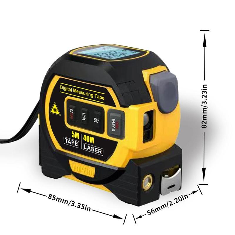 Portable 3-in-1 Infrared Laser Tape Measuring